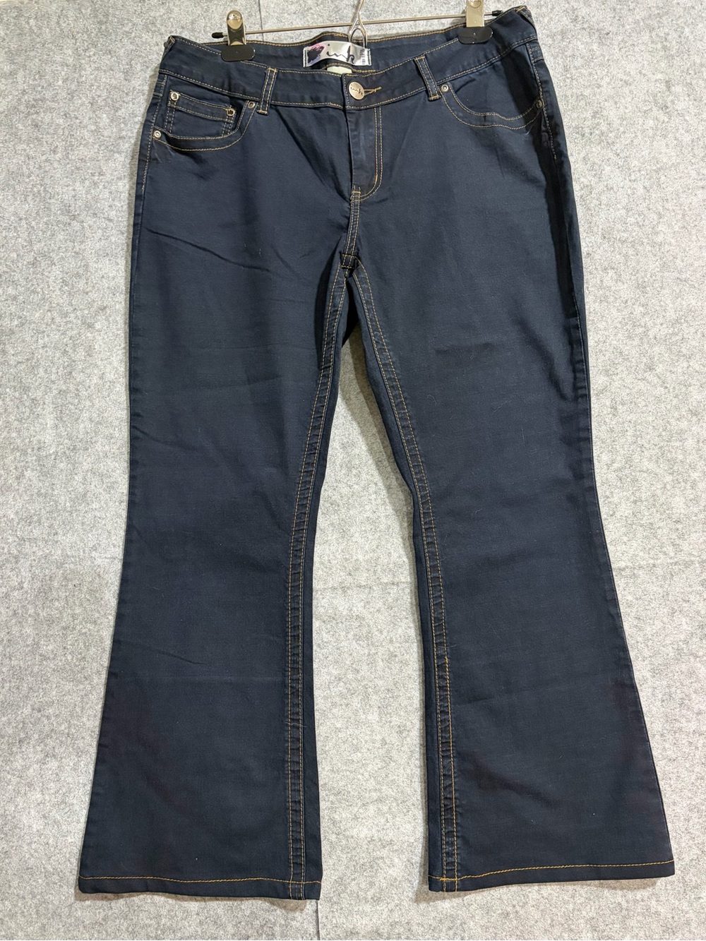Women’s Dark Blue Stretch Bootcut Jeans by ink
